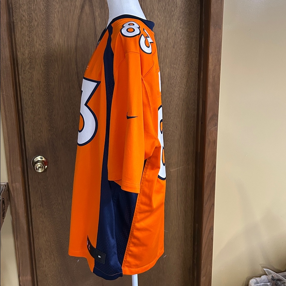 NFL Orange and Navy XXL Jersey Nike Wes Welker On Field Denver Broncos #83 - Picture 4 of 9